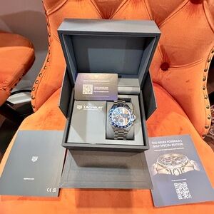 TAG Heuer Formula 1 Gulf Edition - Blue and Silver